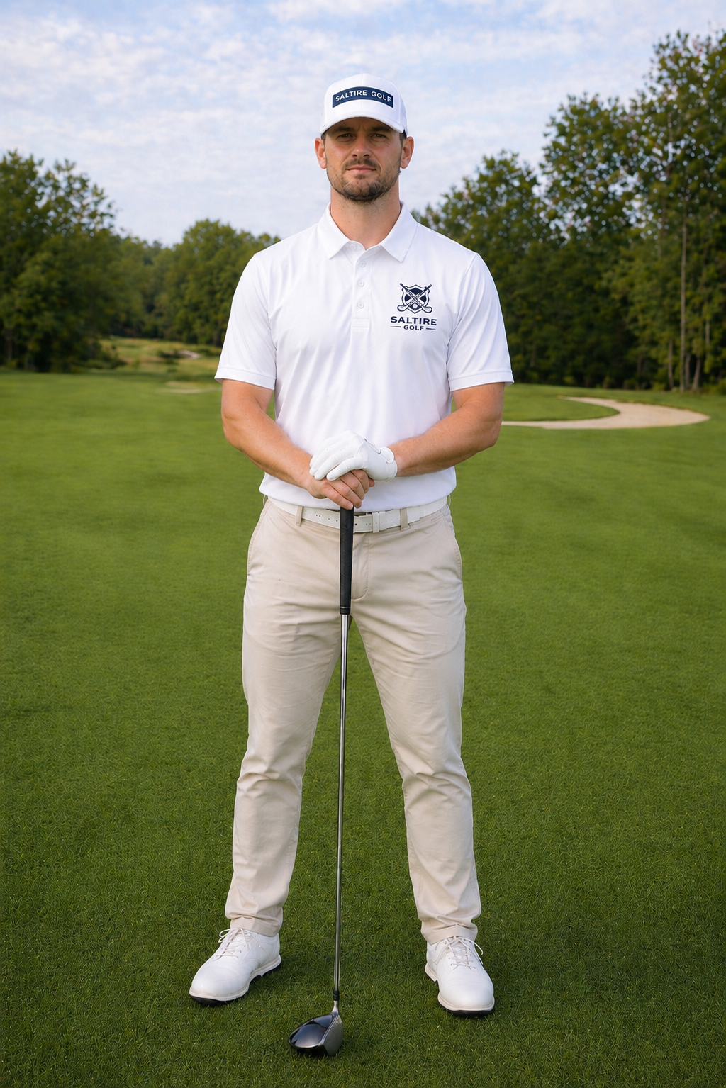 Saltire Golf Mens Course Polo